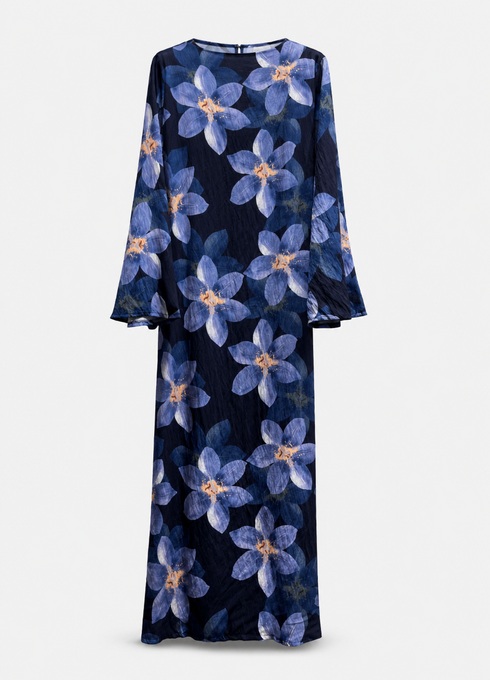 Saphirblüten Kleid