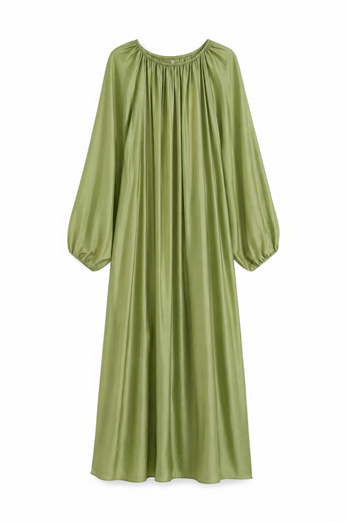 Oversize Kleid mit Ballonärmeln