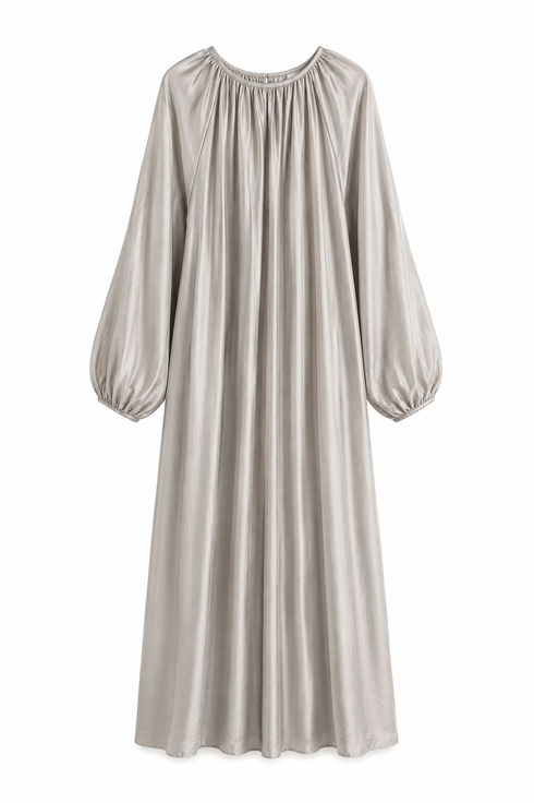 Oversize Kleid mit Ballonärmeln