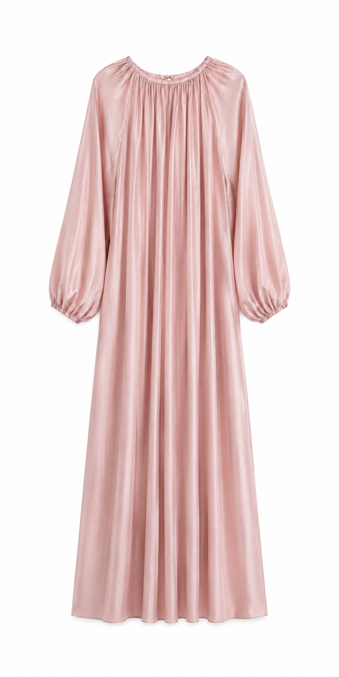 Oversize Kleid mit Ballonärmeln