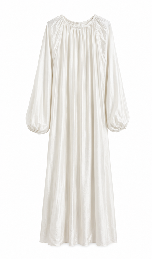 Oversize Kleid mit Ballonärmeln