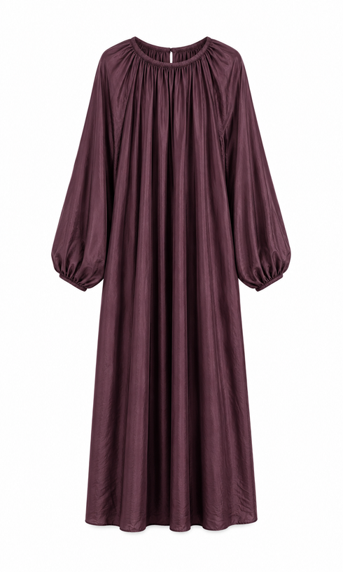 Oversize Kleid mit Ballonärmeln