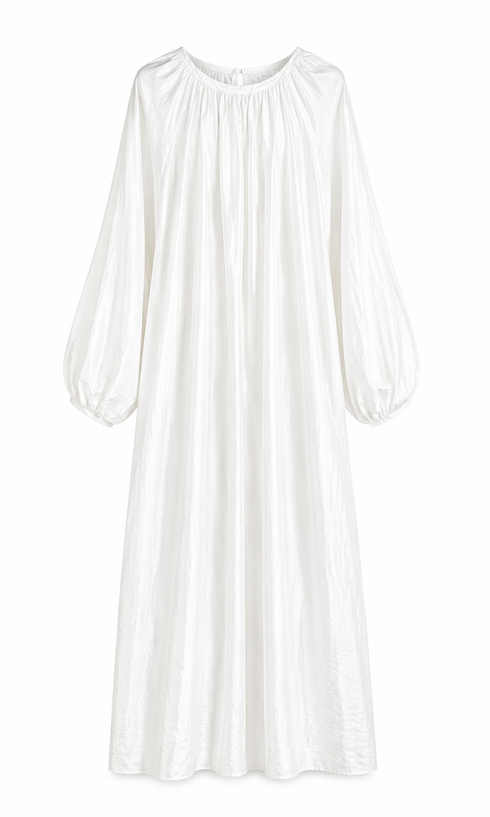 Oversize Kleid mit Ballonärmeln