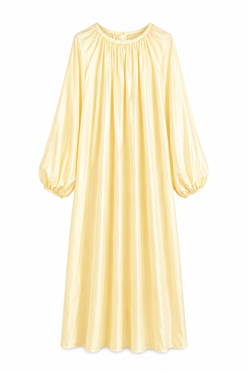 Oversize Kleid mit Ballonärmeln