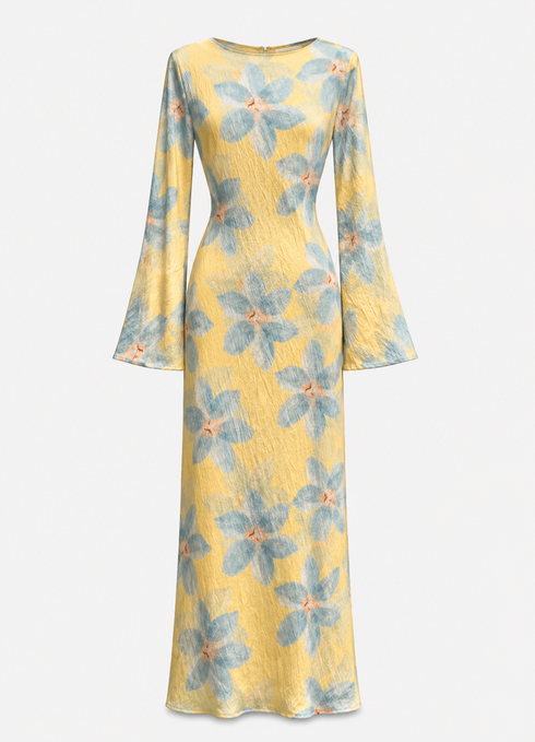 Saphirblüten Kleid