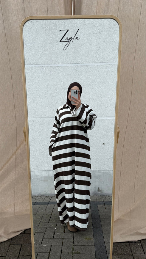 Streifen Kleid