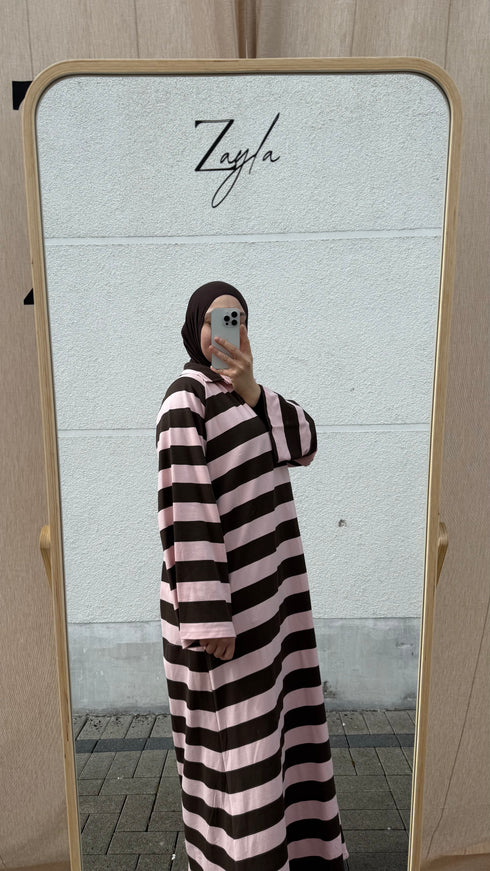 Streifen Kleid