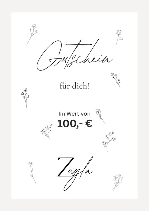Z A Y L A - Gutschein