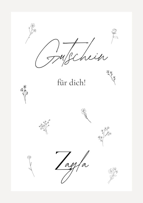 Z A Y L A - Gutschein