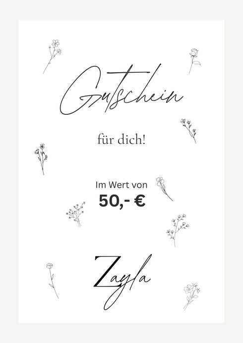 Z A Y L A - Gutschein