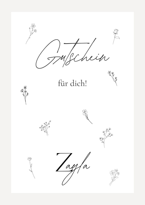 Z A Y L A - Gutschein